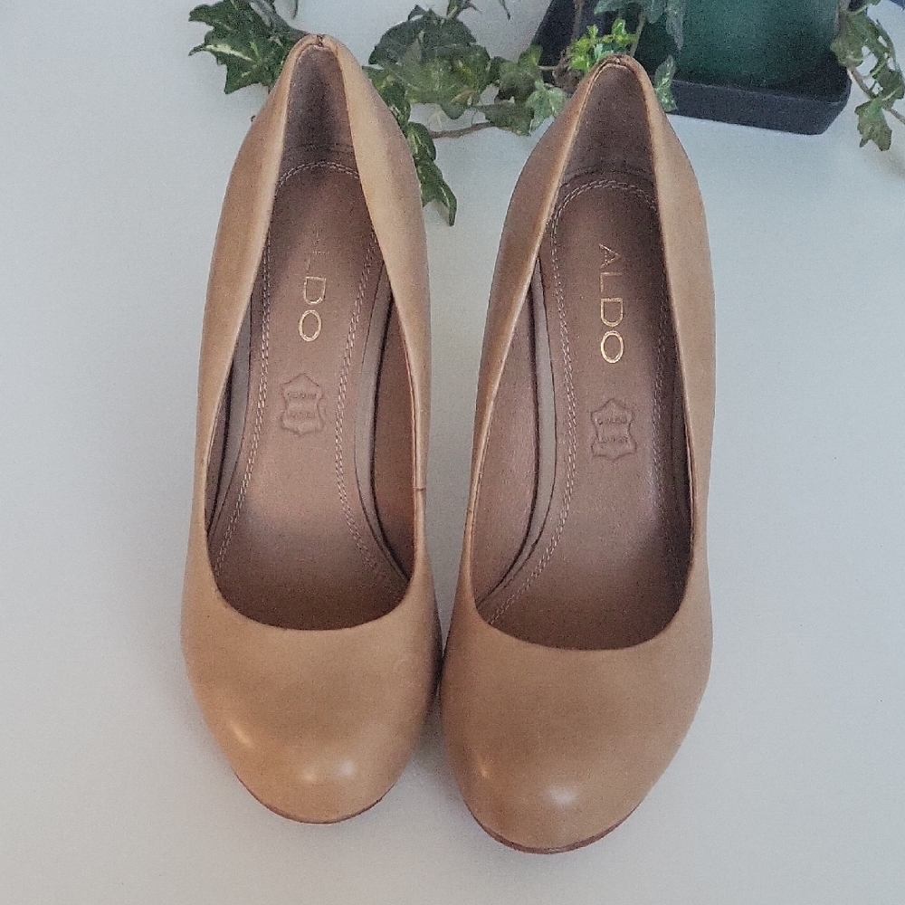 ALDO Women's Classic Brown Heels